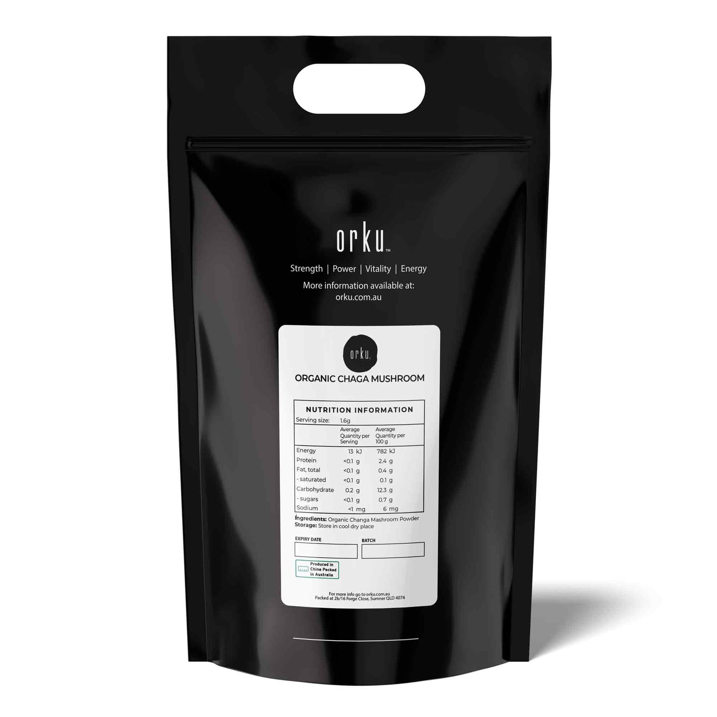 5Kg Organic Chaga Mushroom Powder - Supplement Inonotus Obliquus Health Food-1
