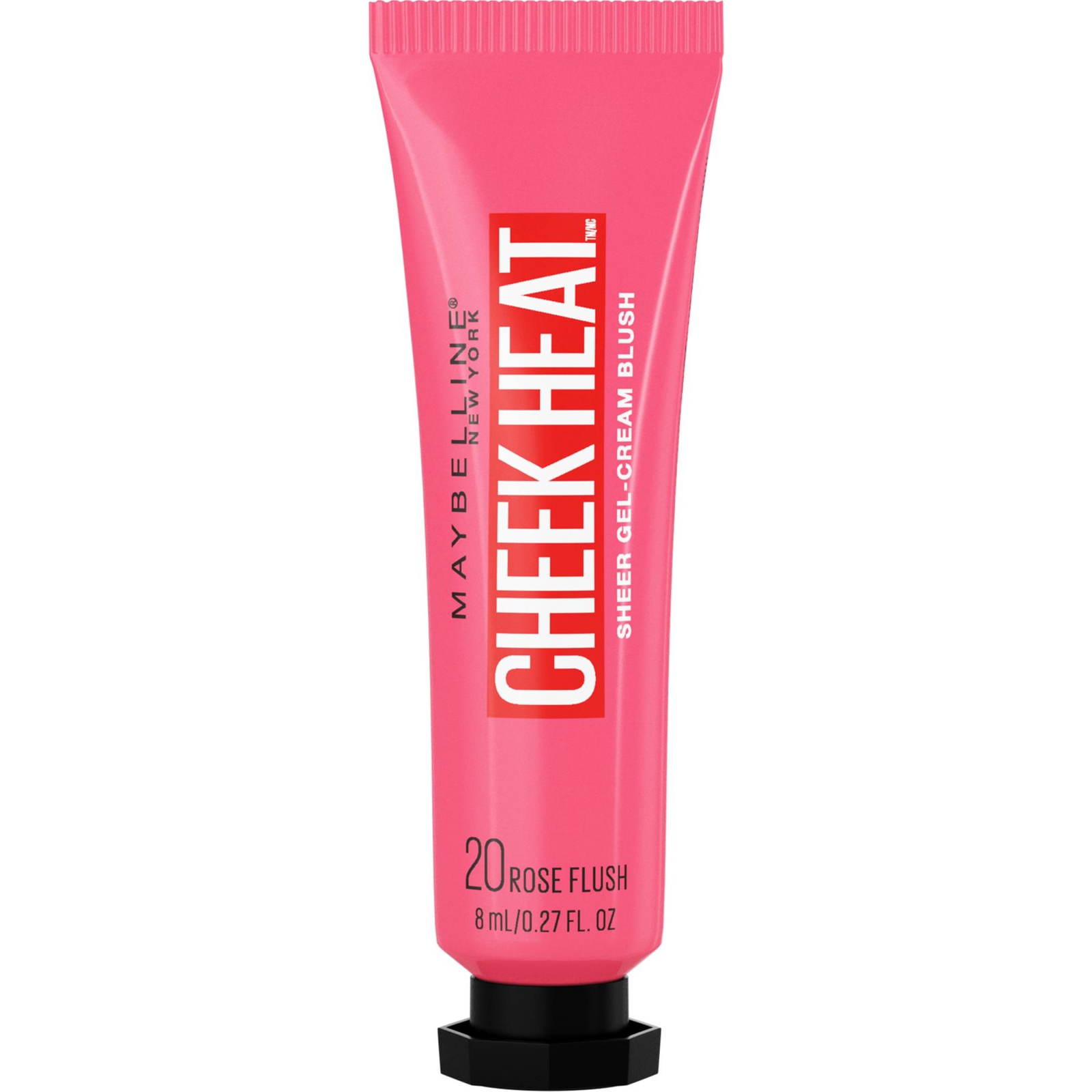 MAYBELLINE New York Cheek Heat 20 Rose Flash gél-krém pirosító, 8 ml (3600531591359)-0
