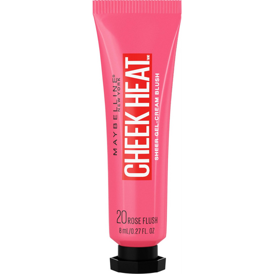 MAYBELLINE New York Cheek Heat 20 Rose Flash gél-krém pirosító, 8 ml (3600531591359)-0