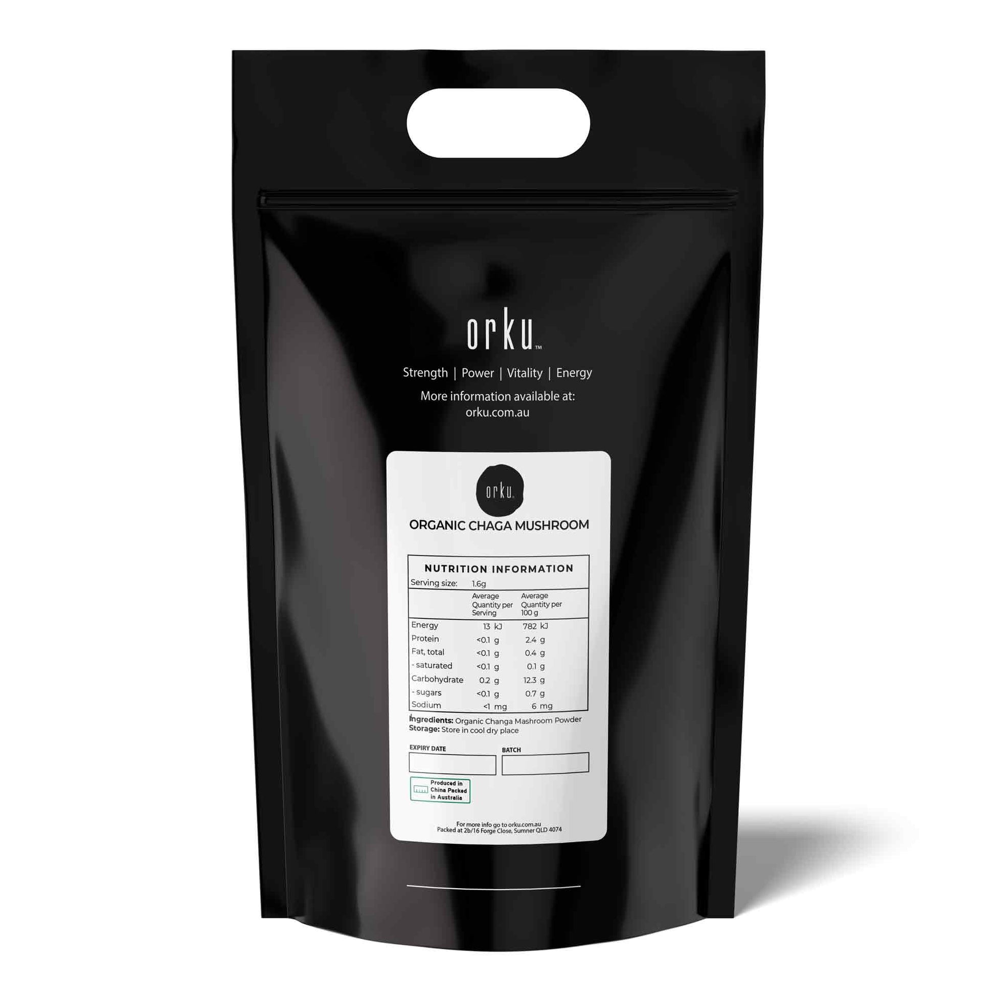 5Kg Organic Chaga Mushroom Powder - Supplement Inonotus Obliquus Health Food-1