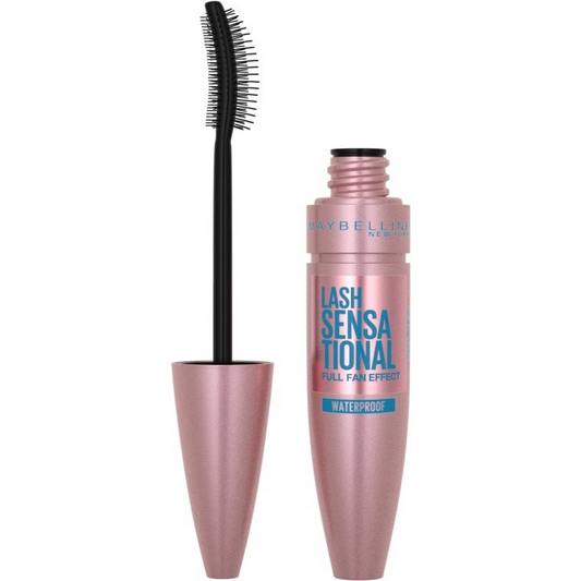 MAYBELLINE NEW YORK Lash Sensational Waterproof Mascara Black (9,5 ml) (3600531143657)-0
